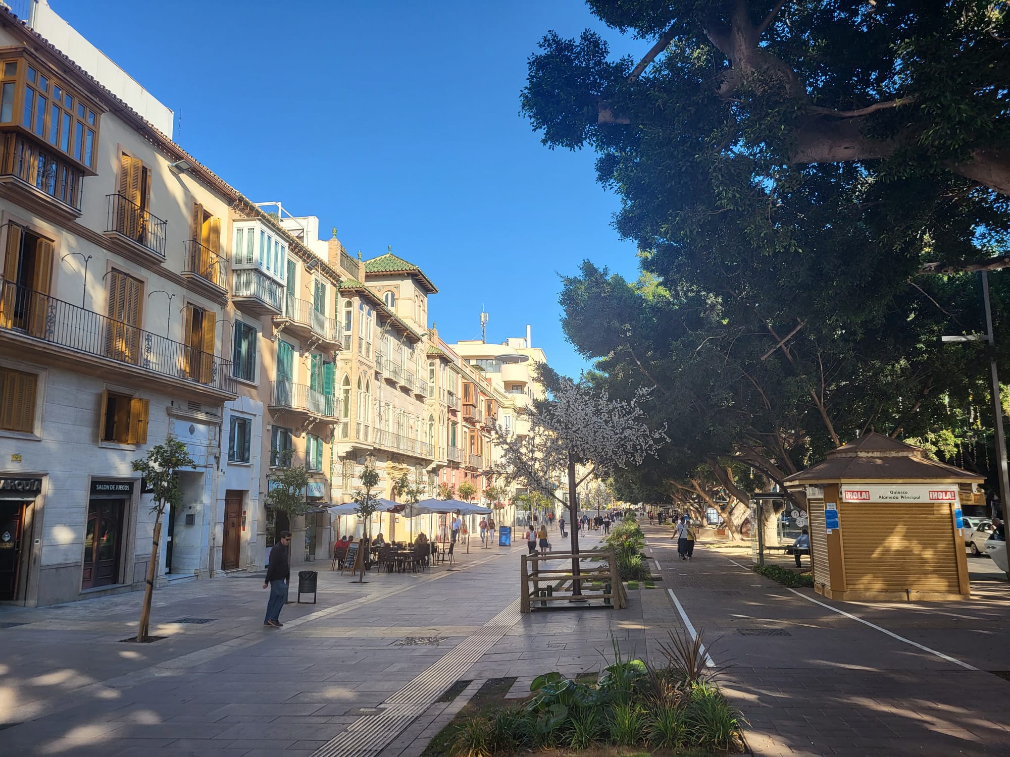 De straat Alameda Principal