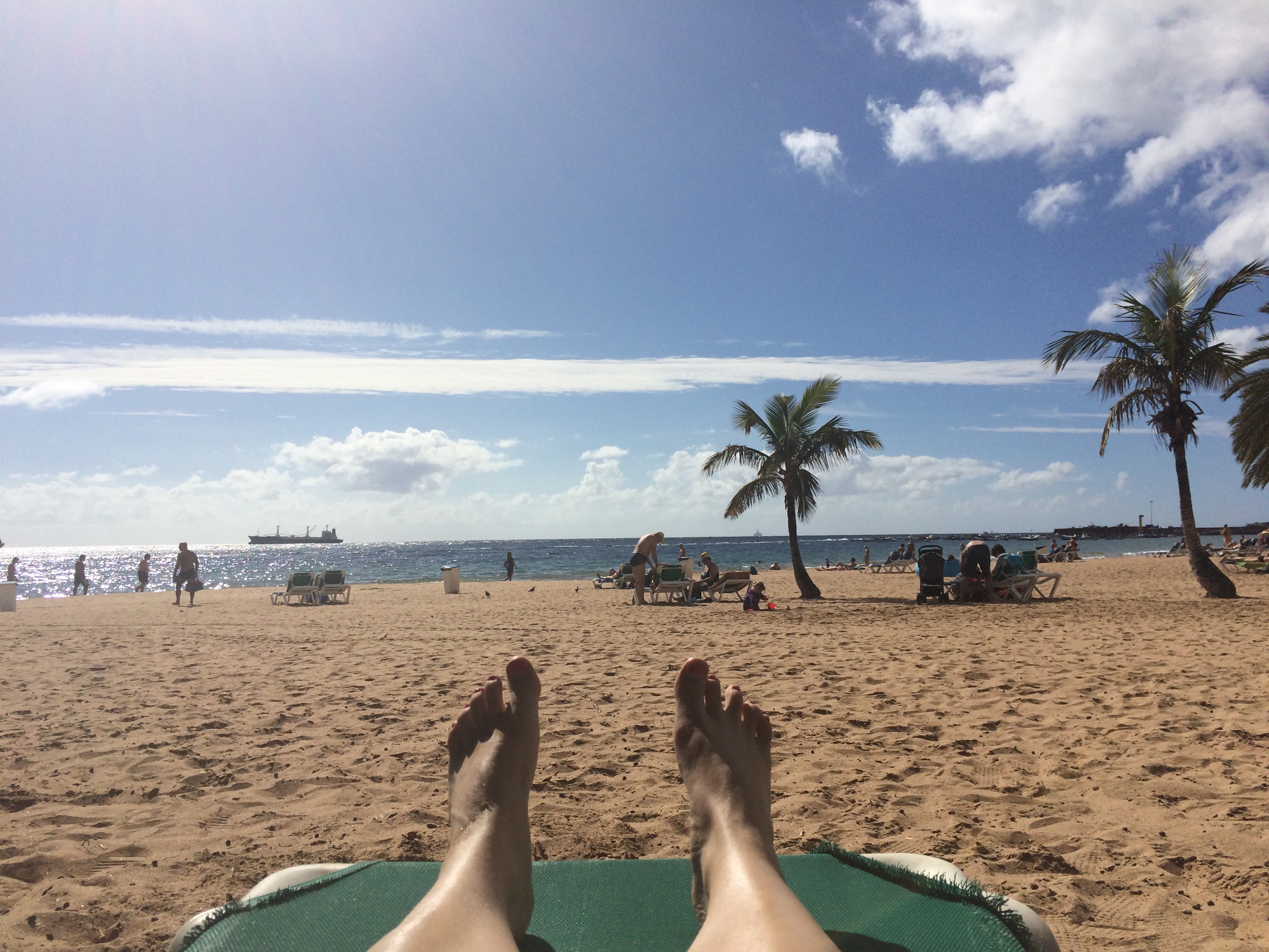 Naar het strand in het weekend