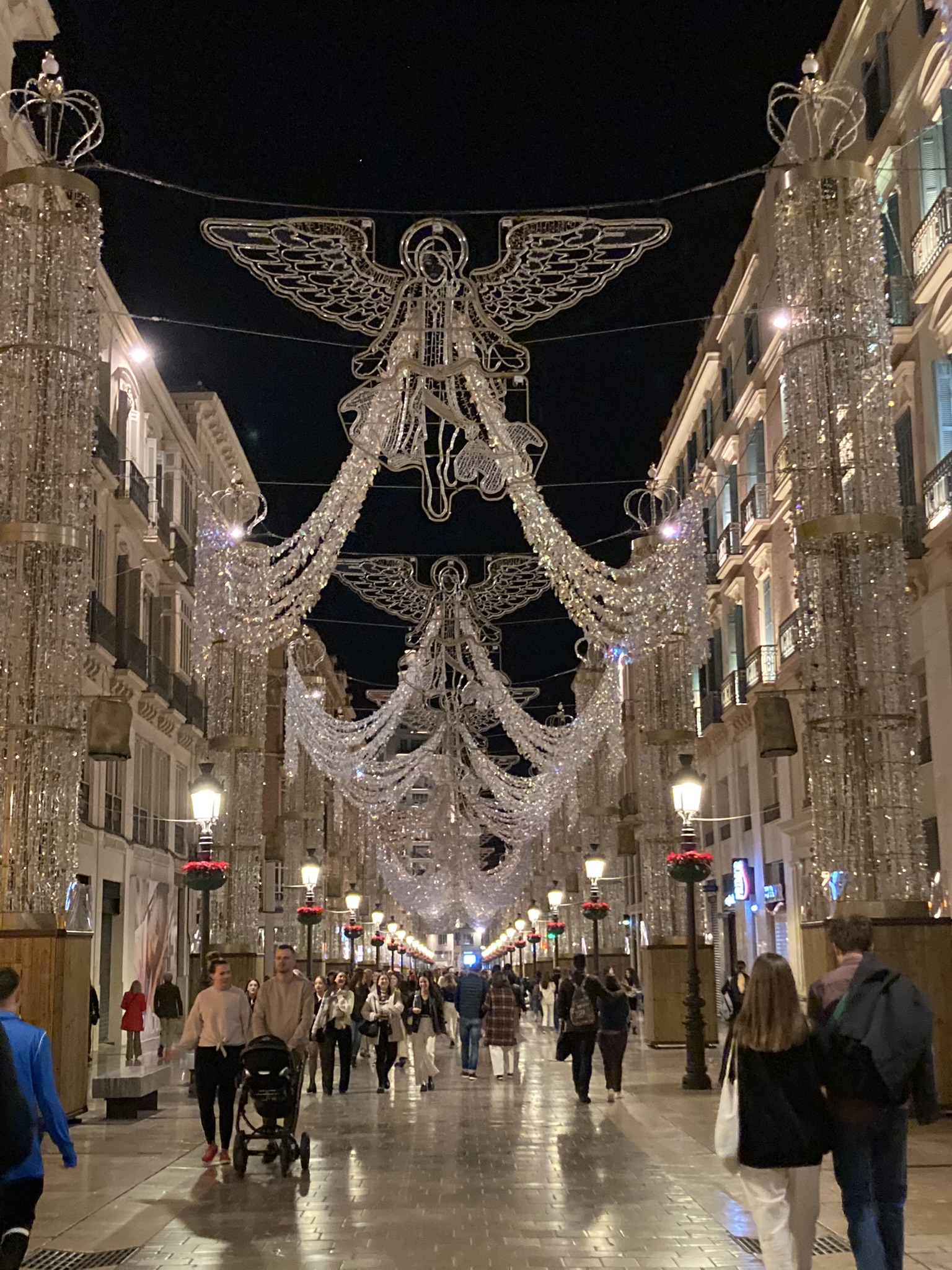 Calle de Larios by night